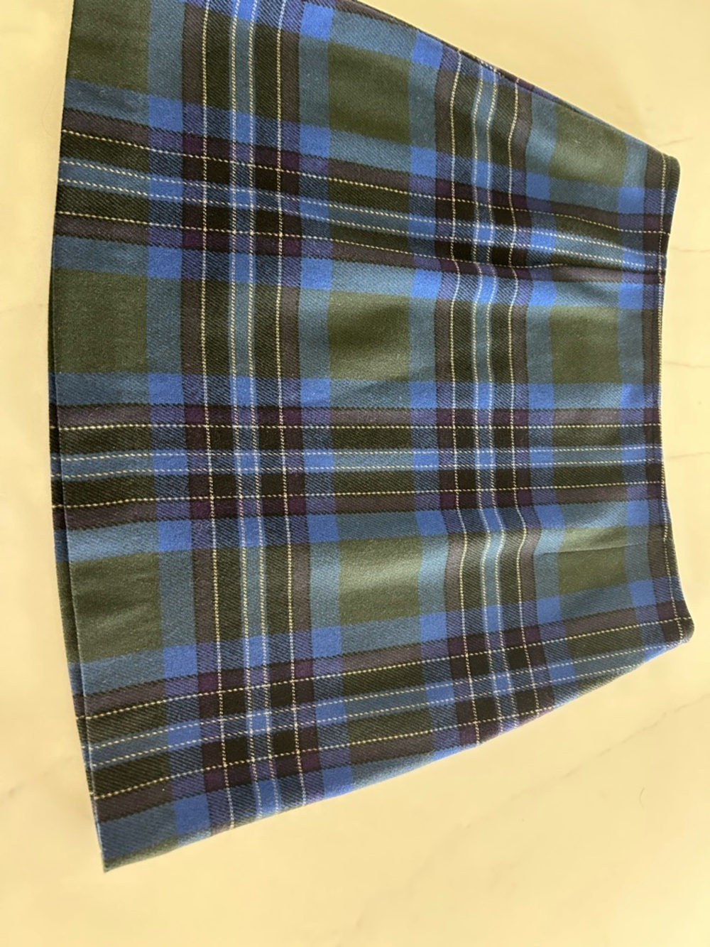 The Limited Multi color Plaid Mini Skirt